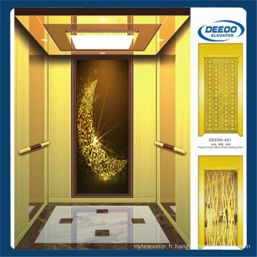 Ascenseur de luxe électrique résidentiel de luxe d&#39;intérieur Ascenseur de bâtiment bon marché